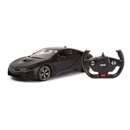 Imagine Mașină cu telecomandă BMW i8 negru, scară 1:14