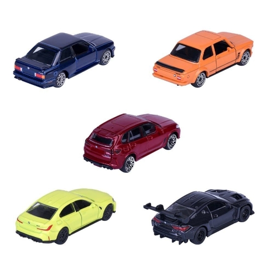Imagine MAJORETTE SET 5 MASINUTE METALICE BMW 7.5CM