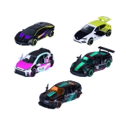 Imagine MAJORETTE SET 5 MASINUTE METALICE NEON RACER 7.5CM