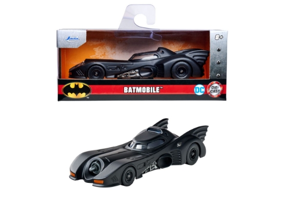 Imagine JADA BATMAN MASINUTA METALICA BATMOBILE 1989 SCARA 1 LA 32