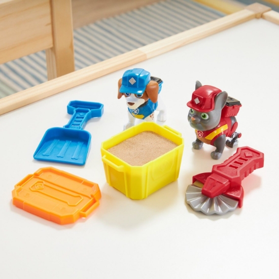 Imagine PATRULA CATELUSILOR ECHIPA RUBBLE SET 2 FIGURINE CHARGER SI WHEELER 