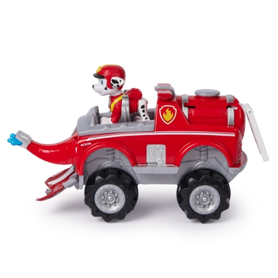 Imagine PATRULA CATELUSILOR JUNGLE PUPS SET FIGURINA MARSHALL SI VEHICUL ELEFANT