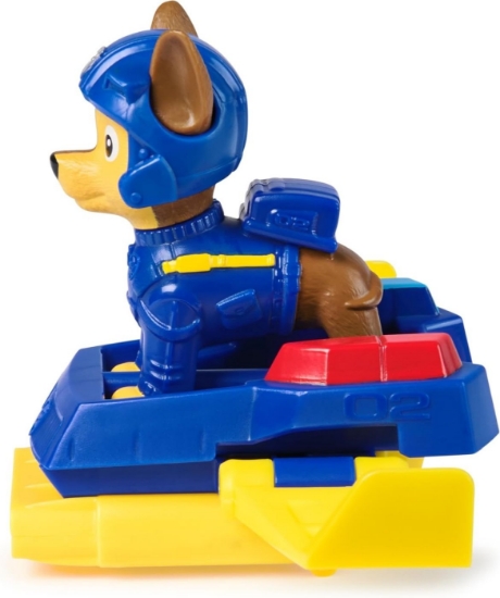 Imagine PATRULA CATELUSILOR ACTION PUPS SET VEHICUL DE SALVARE HOVERBOARD SI FIGURINA CHASE 