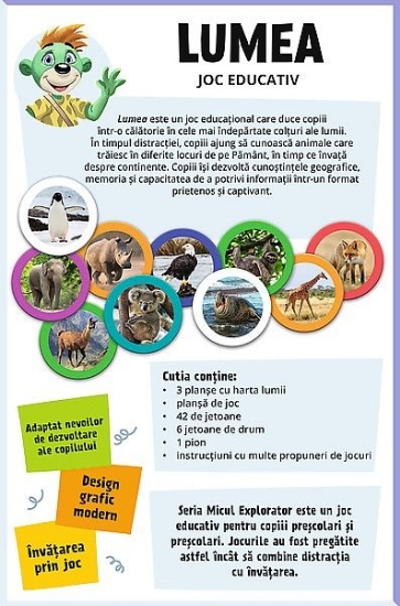 Imagine JOC EDUCATIV LUMEA MICUL EXPLORATOR
