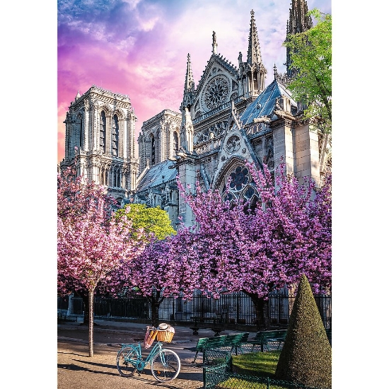 Imagine PUZZLE TREFL 1000 PREMIUM PLUS PHOTO ODYSSEY CATEDRALA NOTRE DAME PARIS