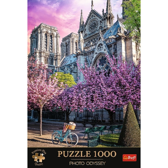 Imagine PUZZLE TREFL 1000 PREMIUM PLUS PHOTO ODYSSEY CATEDRALA NOTRE DAME PARIS