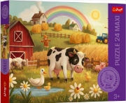Imagine PUZZLE TREFL 24 MAXI VACUTA LA FERMA