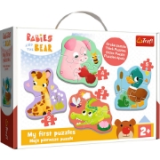 Imagine PUZZLE TREFL BABY CLASIC PUII DE ANIMALE 14 PIESE