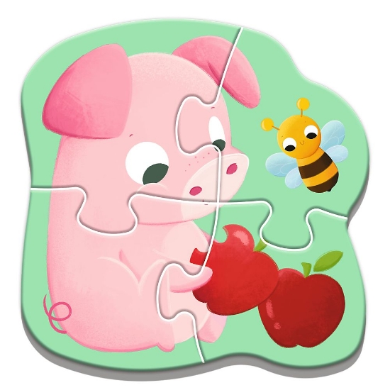 Imagine PUZZLE TREFL BABY CLASIC PUII DE ANIMALE 14 PIESE