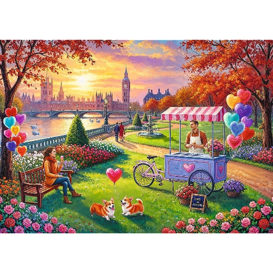 Imagine PUZZLE TREFL 500 PREMIUM PLUS LOVE STORY LONDRA ROMANTICA