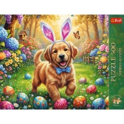 Imagine PUZZLE TREFL 500 PREMIUM PLUS SPRING BLOOM CAINE DE PASTE