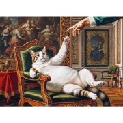 Imagine PUZZLE TREFL 500 PREMIUM PLUS PETS AS ART MAJESTATEA SA PUFOASA