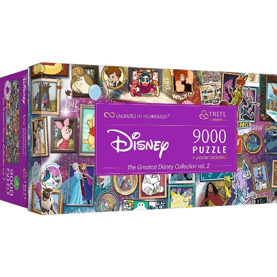 Imagine PUZZLE TREFL UFT 9000 CEA MAI MARE COLECTIE DISNEY