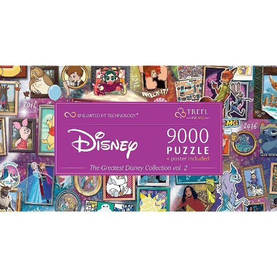 Imagine PUZZLE TREFL UFT 9000 CEA MAI MARE COLECTIE DISNEY