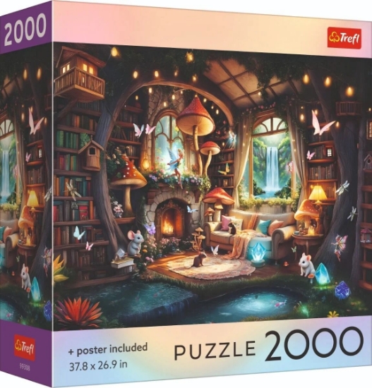 Imagine PUZZLE TREFL 2000 COLECTIA SUA CASUTA DIN BASM CU POSTER INCLUS