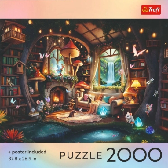 Imagine PUZZLE TREFL 2000 COLECTIA SUA CASUTA DIN BASM CU POSTER INCLUS
