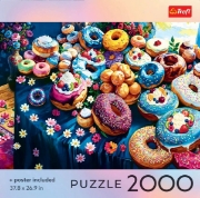 Imagine PUZZLE TREFL 2000 COLECTIA SUA GOGOSI COLORATE CU POSTER INCLUS