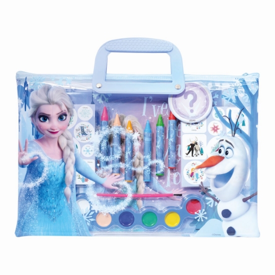 Imagine HAPPI HOBBI SET PICTURA GEANTA TRANSPARENTA FROZEN AVENTURA INGHETATA