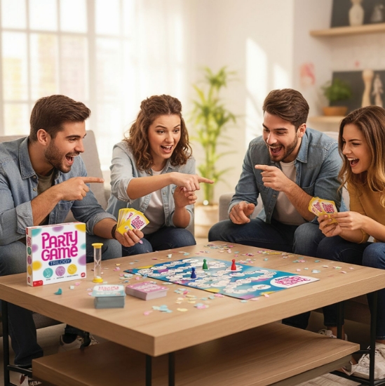 Imagine JOC DE SOCIETATE PARTY GAME TRILOGY IN LIMBA ROMANA