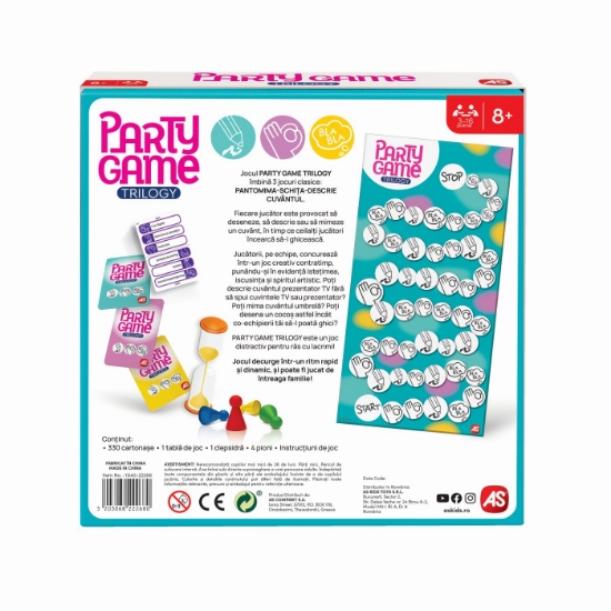 Imagine JOC DE SOCIETATE PARTY GAME TRILOGY IN LIMBA ROMANA