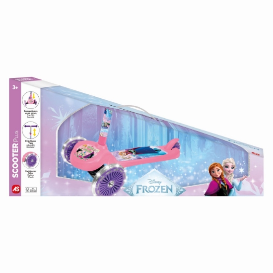 Imagine TROTINETA CU 3 ROTI LUMINOASE FROZEN 