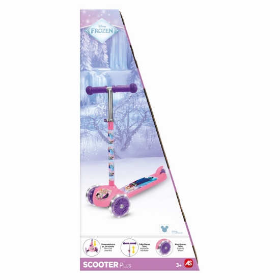 Imagine TROTINETA CU 3 ROTI LUMINOASE FROZEN 