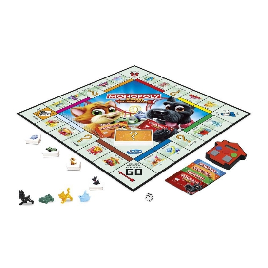 Imagine MONOPOLY JUNIOR BANCA ELECTRONICA LIMBA ROMANA