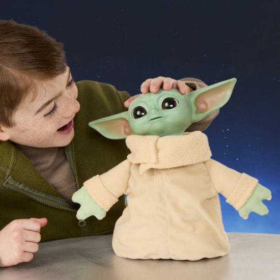 Imagine STAR WARS MADALORIAN SI GROGU FIGURINA INTERACTIVA ACTION BUDDY GROGU CU SUNETE 25CM