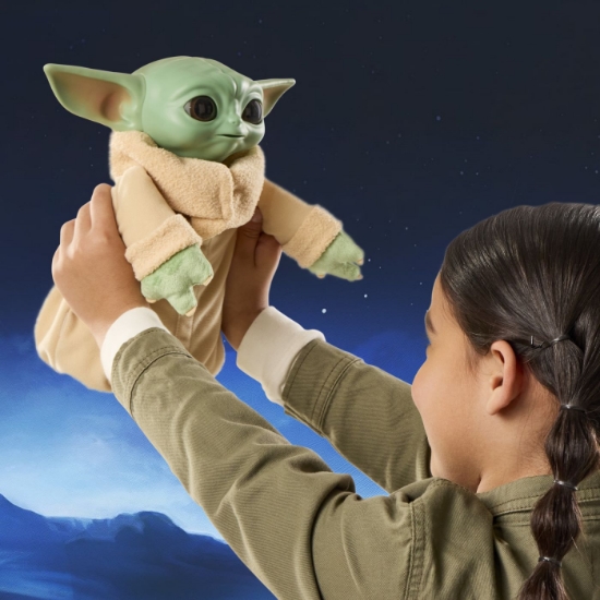 Imagine STAR WARS MADALORIAN SI GROGU FIGURINA INTERACTIVA ACTION BUDDY GROGU CU SUNETE 25CM