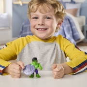 Imagine SPIDEY SI PRIETENII LUI UIMITORI MARVEL SET FIGURINA HULK SI ACCESORII