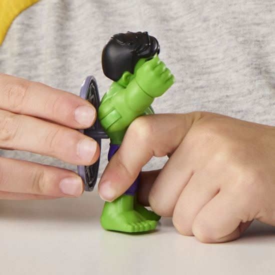 Imagine SPIDEY SI PRIETENII LUI UIMITORI MARVEL SET FIGURINA HULK SI ACCESORII