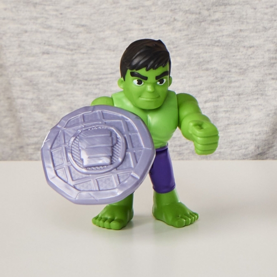 Imagine SPIDEY SI PRIETENII LUI UIMITORI MARVEL SET FIGURINA HULK SI ACCESORII