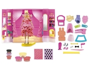 Imagine PLAY DOH BARBIE SET PLASTELINA PREZENTARE DE MODA A DESIGNERILOR