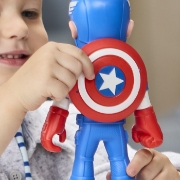 Imagine SPIDEY PRIETENII EXTRAORDINARI FIGURINA CAPTAIN AMERICA SUPRADIMENSIONATA 22.8CM