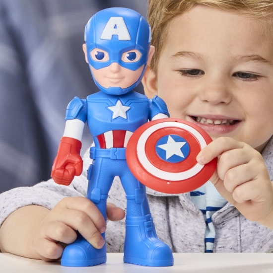 Imagine SPIDEY PRIETENII EXTRAORDINARI FIGURINA CAPTAIN AMERICA SUPRADIMENSIONATA 22.8CM