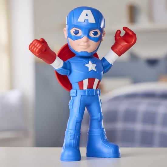 Imagine SPIDEY PRIETENII EXTRAORDINARI FIGURINA CAPTAIN AMERICA SUPRADIMENSIONATA 22.8CM
