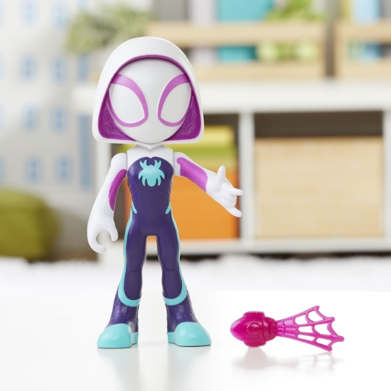 Imagine SPIDEY PRIETENII EXTRAORDINARI FIGURINA GHOST SPIDER SUPRADIMENSIONATA 22.8CM