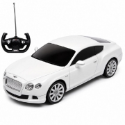 Imagine Mașină cu telecomandă Bentley Continental GT alb, scară 1:24