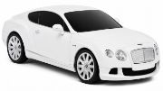 Imagine Mașină cu telecomandă Bentley Continental GT alb, scară 1:24
