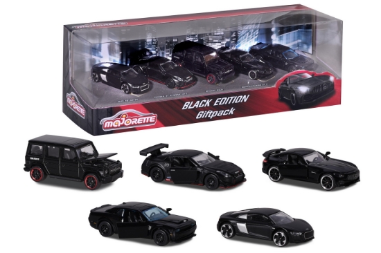 Imagine MAJORETTE SET 5 MASINUTE BLACK EDITION