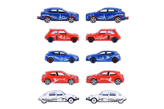 Imagine Majorette French Touch set 5 mașinuțe metalice scară 1:64