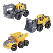 Imagine DICKIE VOLVO SET 3 UTILAJE PENTRU CONSTRUCTII