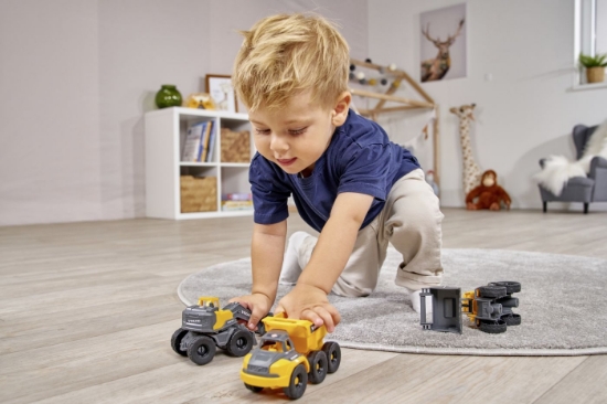 Imagine DICKIE VOLVO SET 3 UTILAJE PENTRU CONSTRUCTII