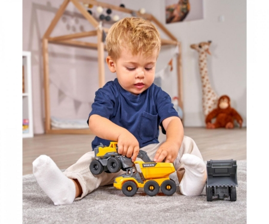 Imagine DICKIE VOLVO SET 3 UTILAJE PENTRU CONSTRUCTII