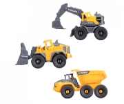 Imagine DICKIE VOLVO SET 3 UTILAJE PENTRU CONSTRUCTII