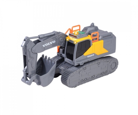 Imagine Dickie excavator Volvo cu senile sunete si lumini