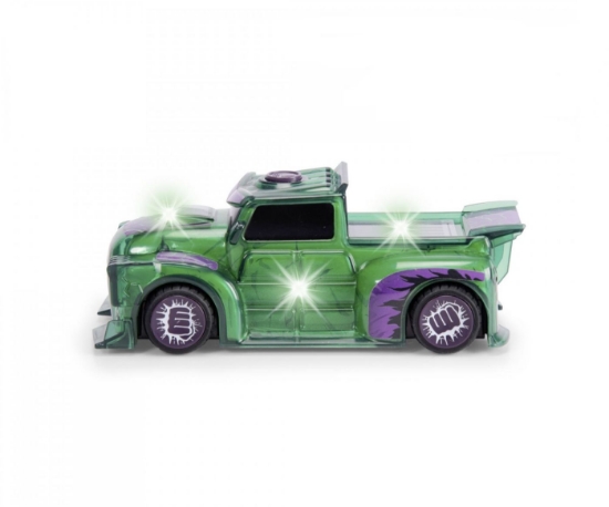 Imagine Jada Marvel mașinuța Light Hero Hulk cu sunete și lumini scara 1:32