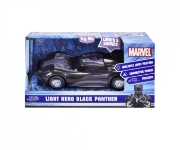 Imagine Jada Marvel mașinuța Light Black Panther cu sunete și lumini scara 1:32