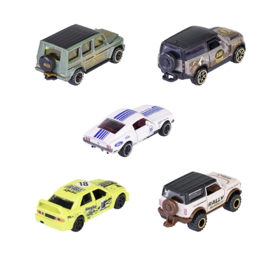 Imagine Majorette CastHeads Series set 5 mașinuțe scară 1:64