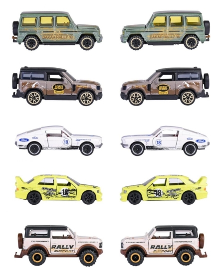 Imagine Majorette CastHeads Series set 5 mașinuțe scară 1:64